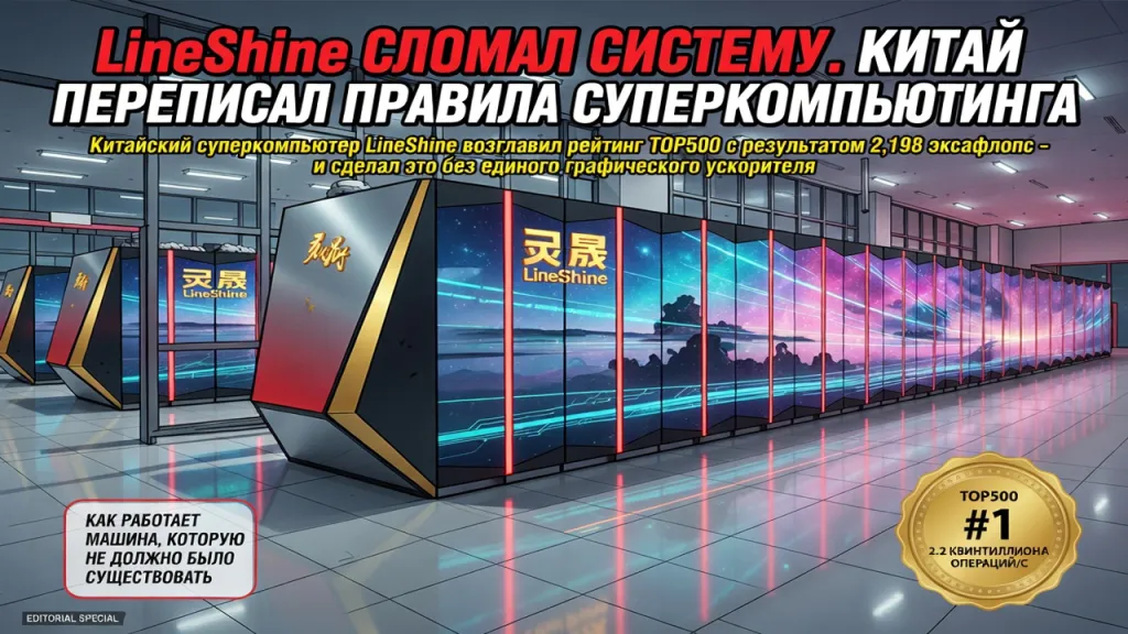 LineShine сломал систему. Китай переписал правила суперкомпьютинга